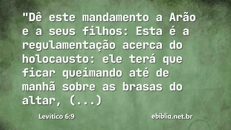 Levítico 6:9