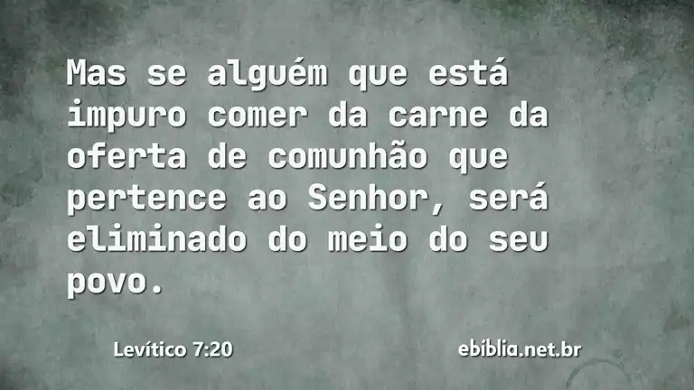 Levítico 7:20