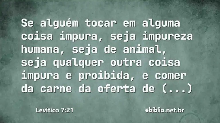 Levítico 7:21