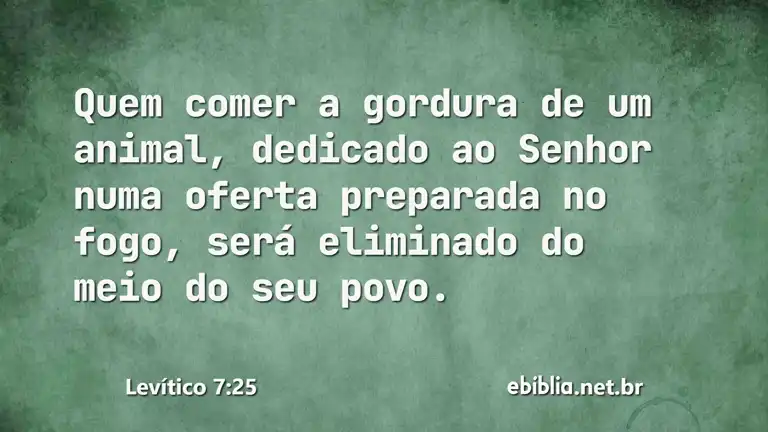 Levítico 7:25