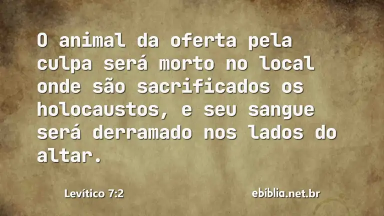 Levítico 7:2