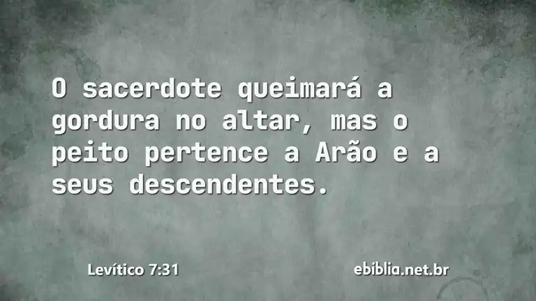 Levítico 7:31