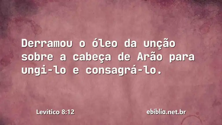 Levítico 8:12