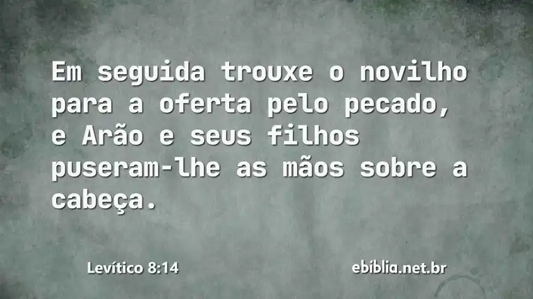 Levítico 8:14