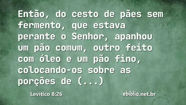 Levítico 8:26