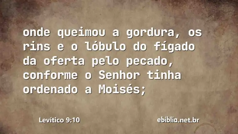 Levítico 9:10