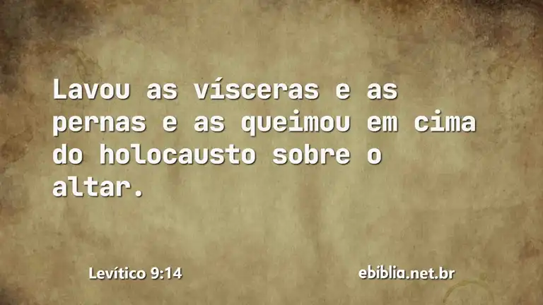 Levítico 9:14