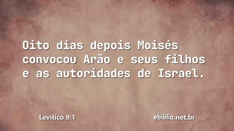 Levítico 9:1