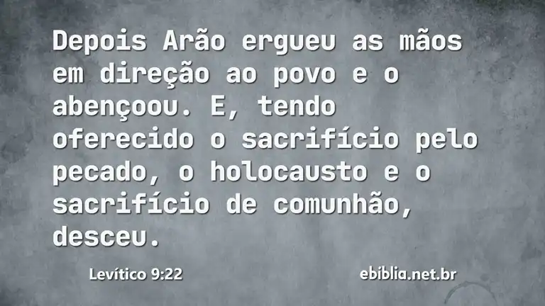 Levítico 9:22