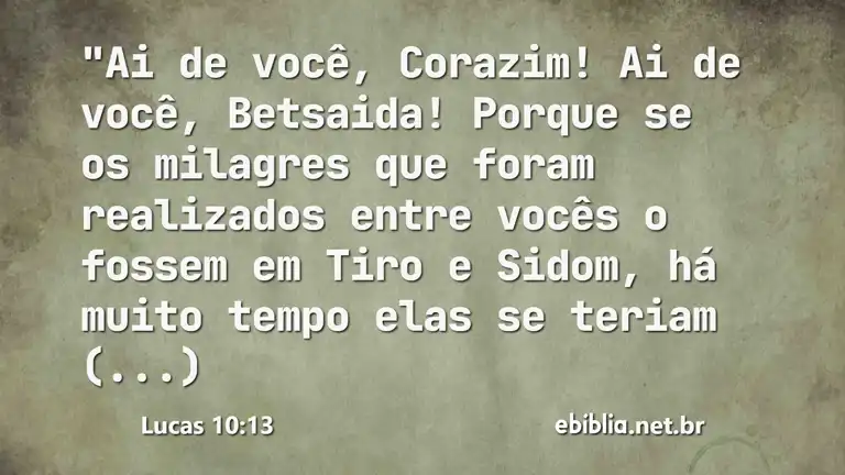 Lucas 10:13