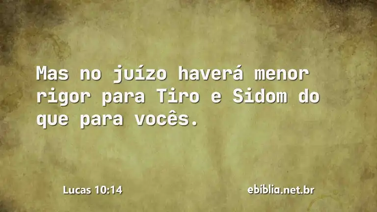 Lucas 10:14