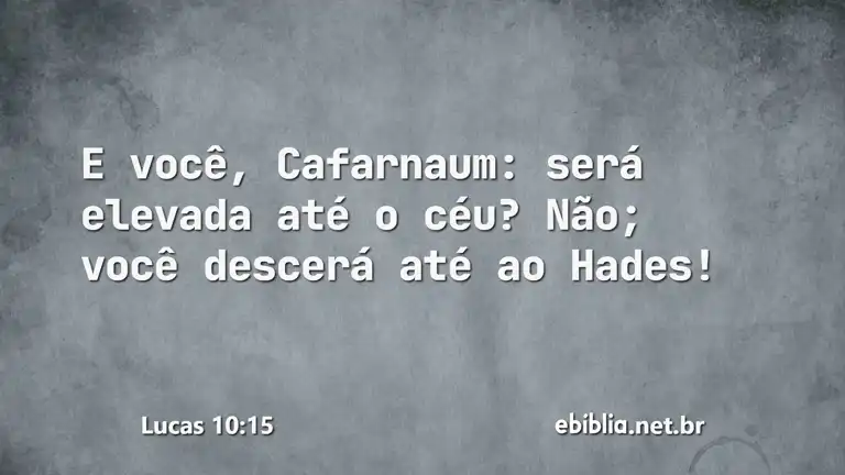 Lucas 10:15