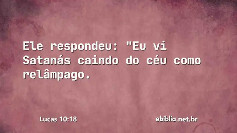 Lucas 10:18