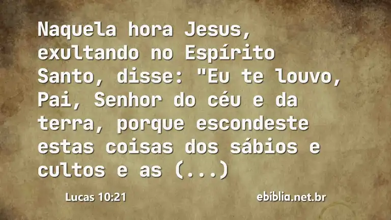 Lucas 10:21