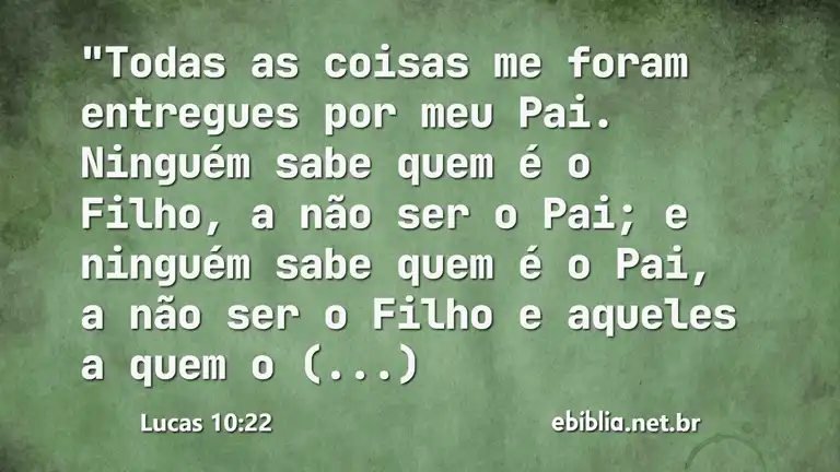 Lucas 10:22