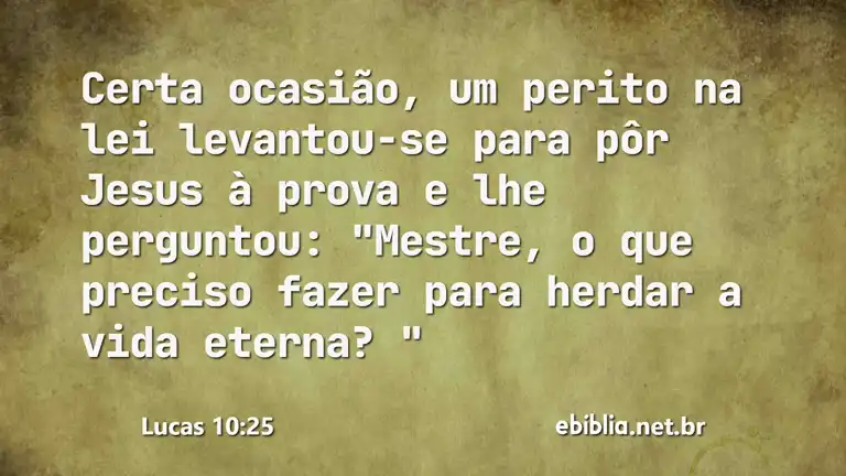 Lucas 10:25