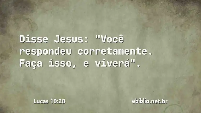 Lucas 10:28