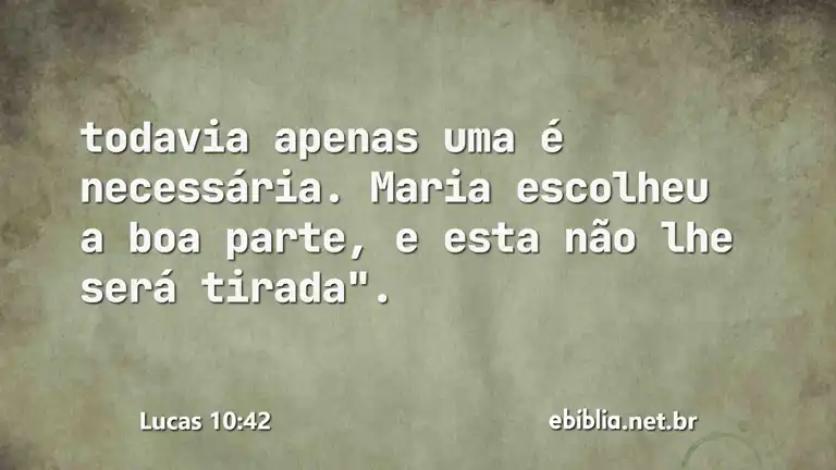 Lucas 10:42