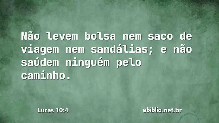 Lucas 10:4