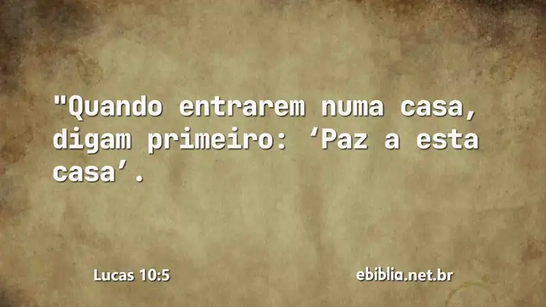 Lucas 10:5