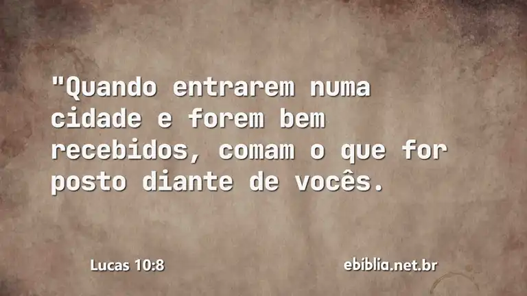 Lucas 10:8