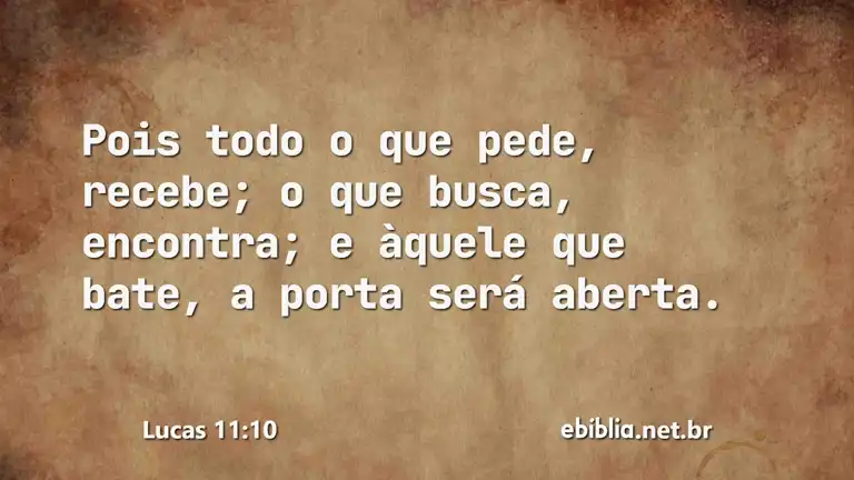 Lucas 11:10