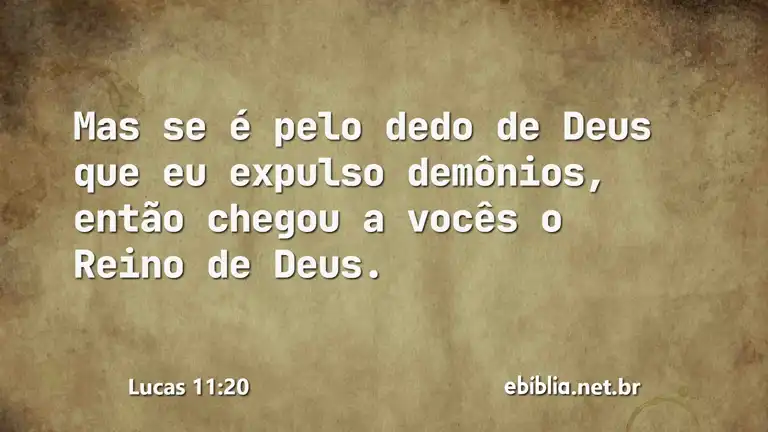 Lucas 11:20