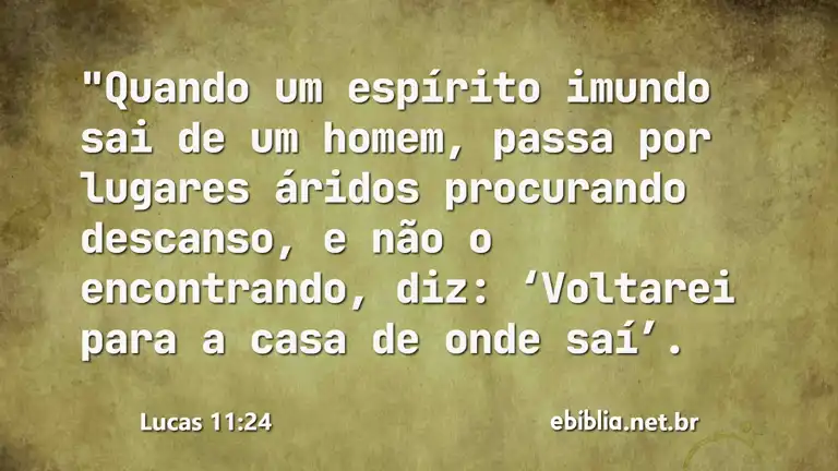 Lucas 11:24