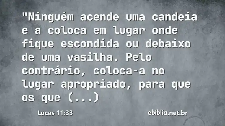 Lucas 11:33