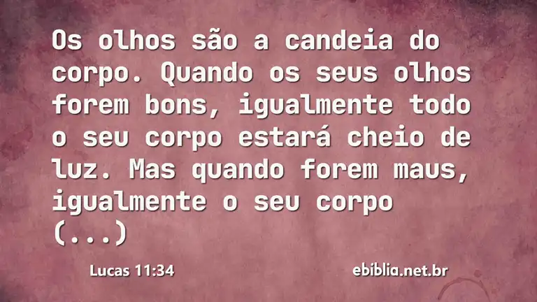 Lucas 11:34