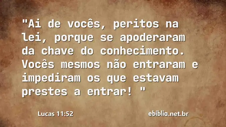 Lucas 11:52