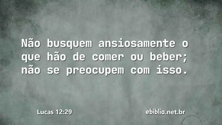 Lucas 12:29