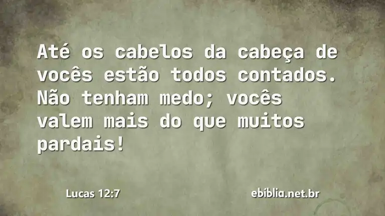 Lucas 12:7