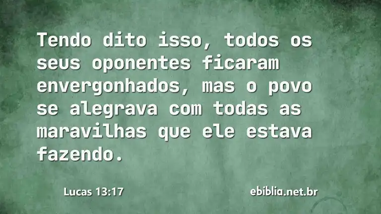 Lucas 13:17