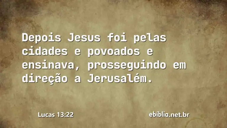 Lucas 13:22