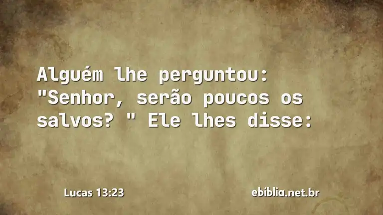 Lucas 13:23