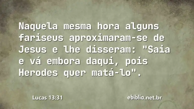 Lucas 13:31