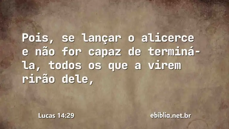 Lucas 14:29