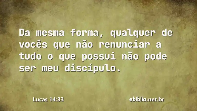 Lucas 14:33