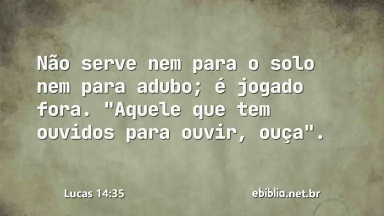 Lucas 14:35