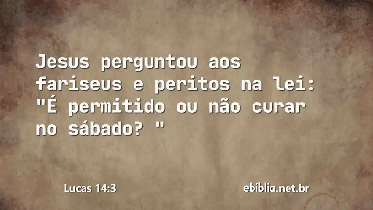 Lucas 14:3