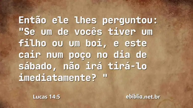 Lucas 14:5