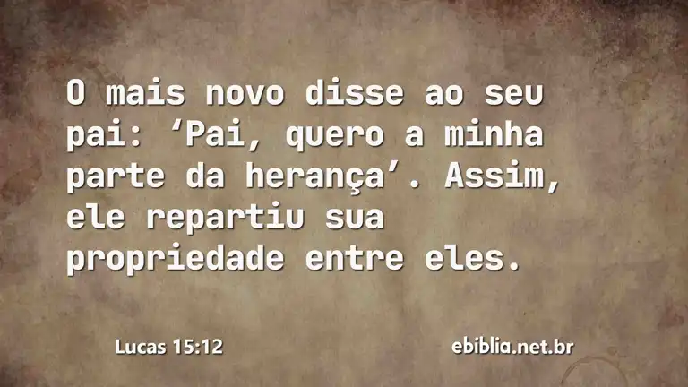 Lucas 15:12