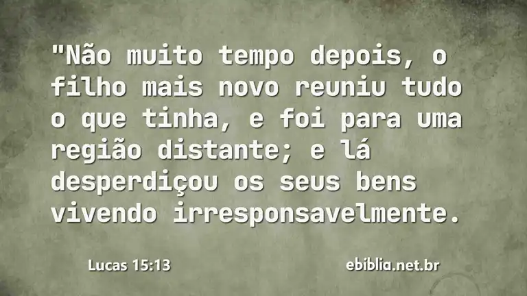 Lucas 15:13