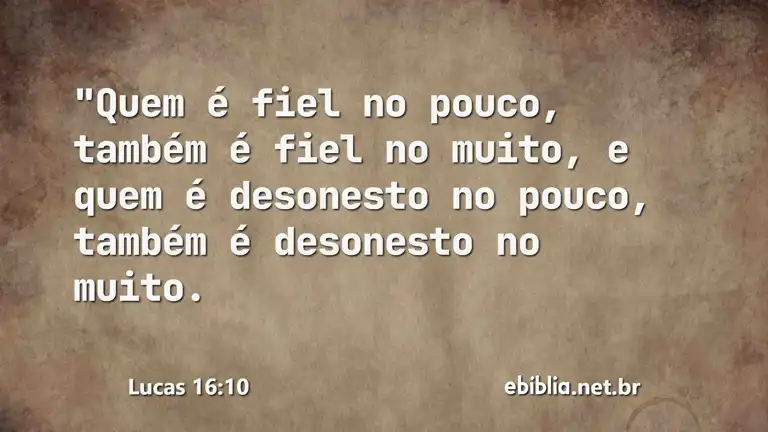 Lucas 16:10