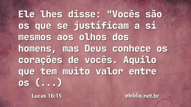 Lucas 16:15