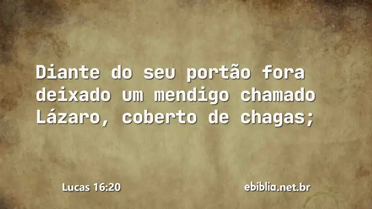 Lucas 16:20