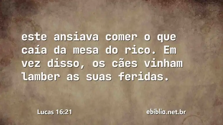 Lucas 16:21