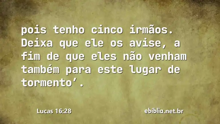 Lucas 16:28