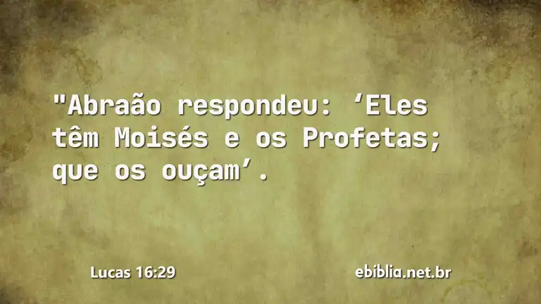 Lucas 16:29